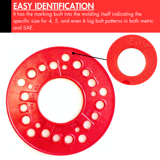 Lug Bolt Pattern Template Kit