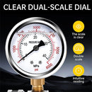 3/8 Inch Quick Connect Pressure Washer Gauge-6
