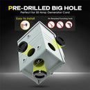 50 Amp Generator Power Inlet Box-6