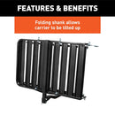 Aluminum Hitch Cargo Carrier with Ramp-6