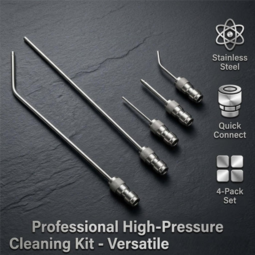 4-Pack Quick Connect Pressure Washer Needle Nozzle Kit