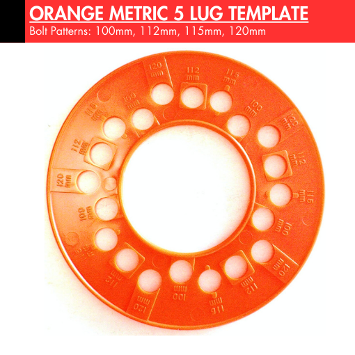 Lug Bolt Pattern Template Kit