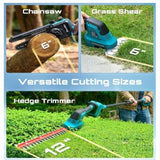 6-in-1 Cordless Pole Saw & Hedge Trimmer