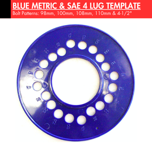 BestCarGurus Lug Bolt Pattern Template Kit Bestcargurus