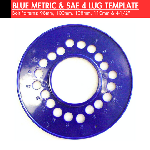 BestCarGurus Lug Bolt Pattern Template Kit Bestcargurus