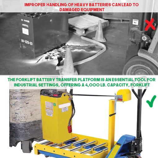 Forklift Battery Transfer Platform