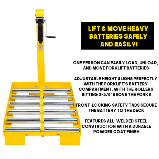 Forklift Battery Transfer Platform