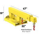 Forklift Jib Boom Crane-6