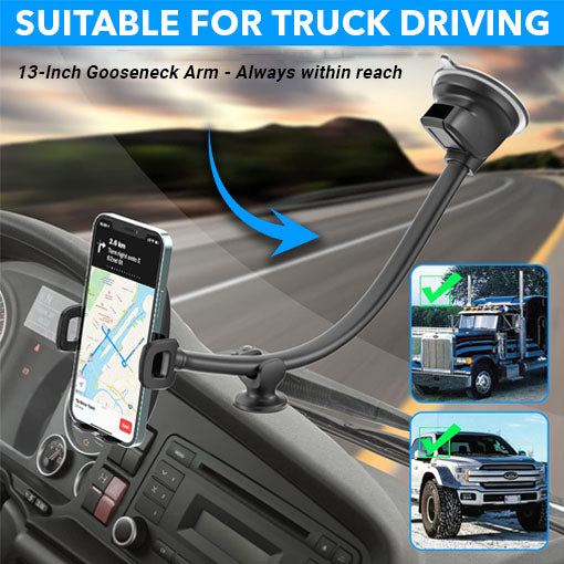 Gooseneck Car Phone Holder