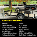 Trailer Spare Tire Carrier-8