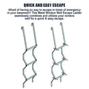 Metal Window Well Escape Ladder-4