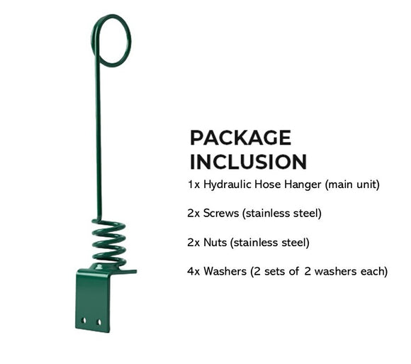 Bolt-On/Weld-On Hydraulic Hose Hanger for Tractor