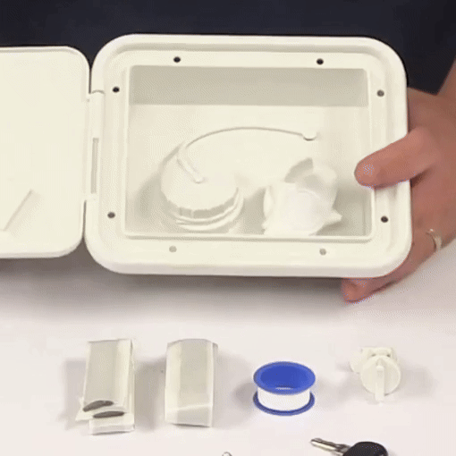 RV Lockable Water Inlet Hatch