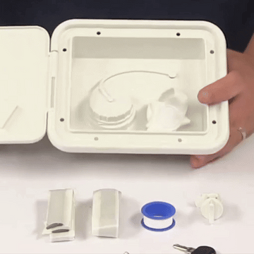RV Lockable Water Inlet Hatch - 0
