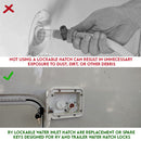 RV Lockable Water Inlet Hatch-3