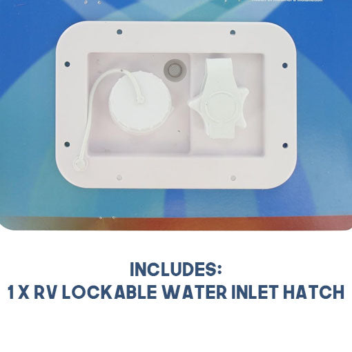 RV Lockable Water Inlet Hatch