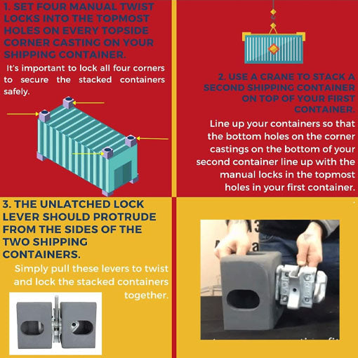Shipping Container Manual Twist Lock