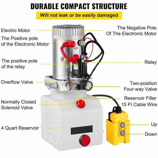 Single Acting Hydraulic Pump