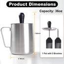 Stainless Steel Basting Pot And Brush Set-8