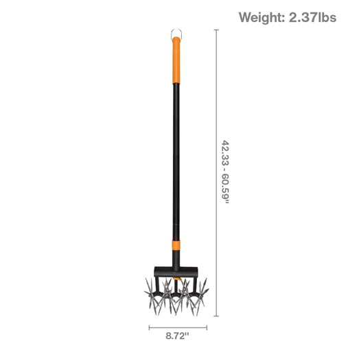 Telescoping Rotary Hand Cultivator