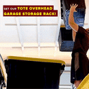 Tote Overhead Garage Storage Rack-2