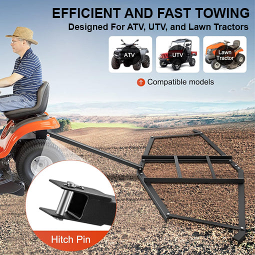 Tow Behind Drag Harrow