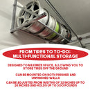 Wall-Mounted Folding Tire Storage Rack-4