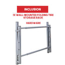 Wall-Mounted Folding Tire Storage Rack-8