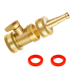 Brass Jet Nozzle with Shut-off Valve