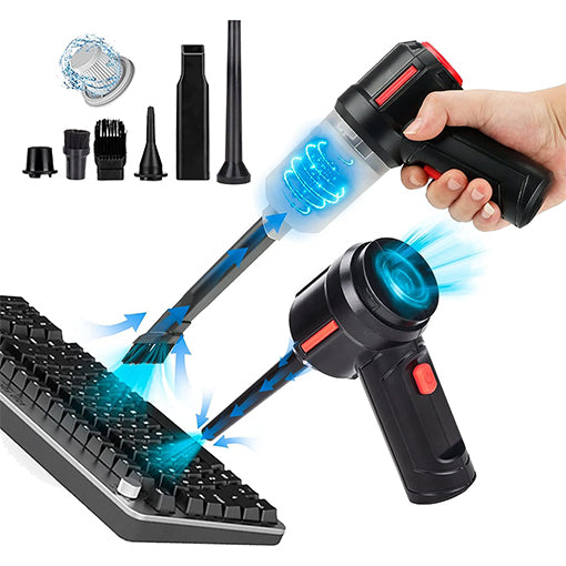 Mini Air Duster & Vacuum Keyboard Cleaner