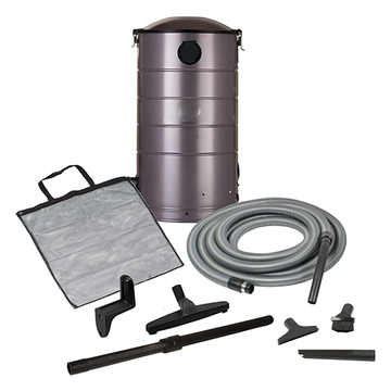 Wall Mounted Garage Vacuum Complete Set