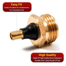 RV Brass Blow Out Plug-5