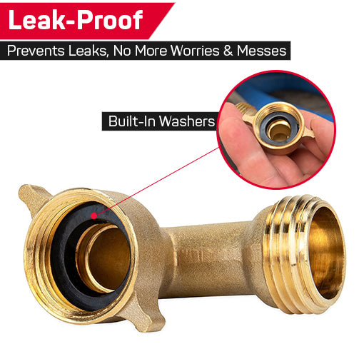 90-Degree RV Water Hose Elbow