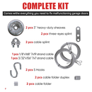 Garage Door Cable & Pulley Kit-6