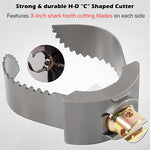 Heavy Duty C-Cutter Drain Cleaning Tool