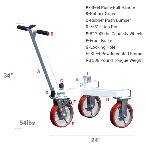 Heavy Duty Trailer Mover Dolly