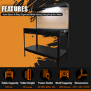 48-Inch Workbench with Power Outlets and Light-3