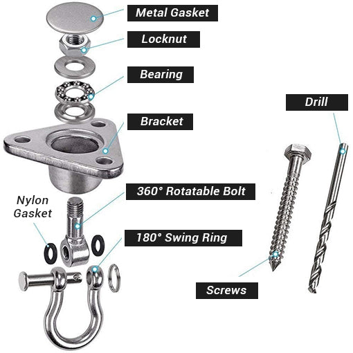 Smooth Swing Swivel Hangers