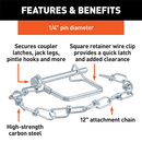 Trailer Coupler Pin & Chain-5