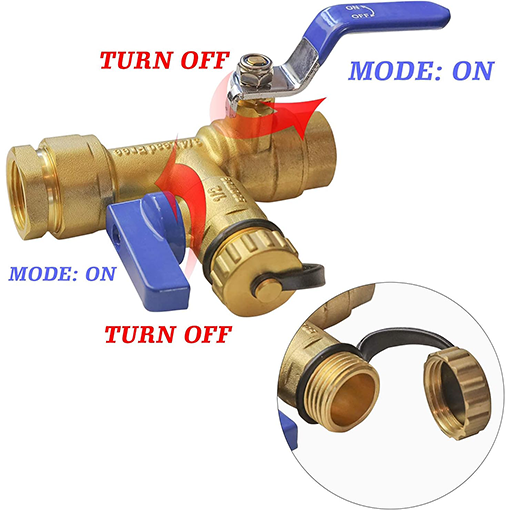 Tankless Water Heater Isolator Valve Kit