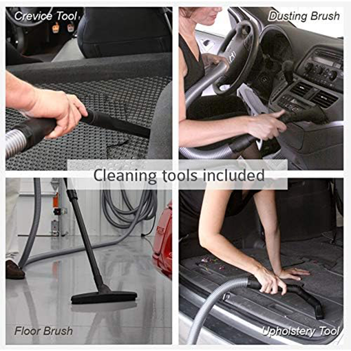 Wall Mounted Garage Vacuum Complete Set