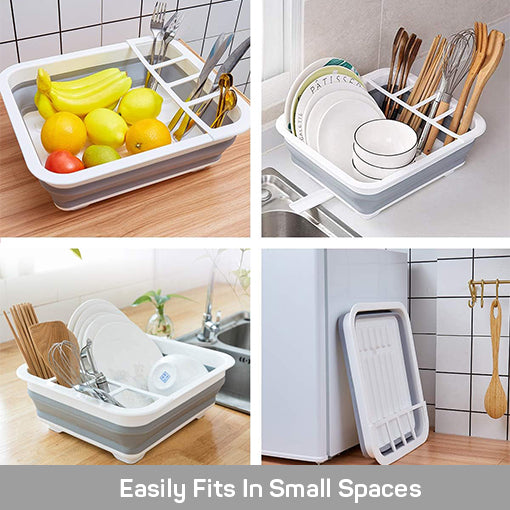 RV Collapsible Dish Drying Rack