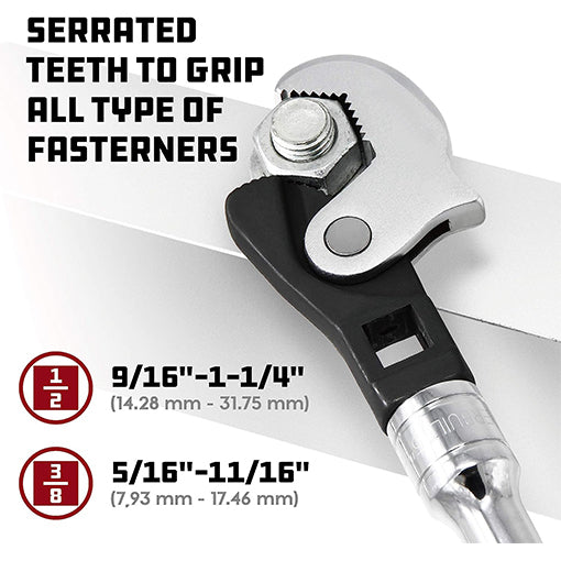 Adjustable & Spring-Loaded Crowfoot Wrench Set