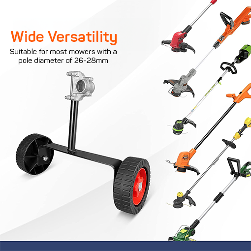 Adjustable String Trimmer Support Wheel