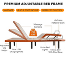 Cozy Adjustable Bed Frame & Mattress-5