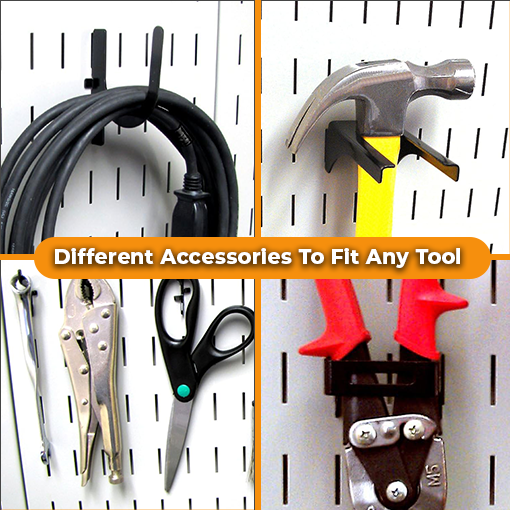 Diverse Accessory Kit For Pegboard