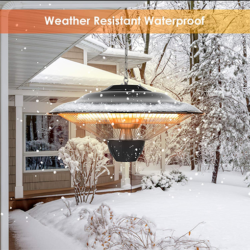 1500W Electric Hanging Patio Heater