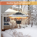 1500W Electric Hanging Patio Heater-6