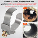 Heavy Duty C-Cutter Drain Cleaning Tool-6