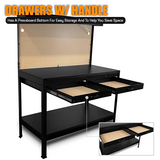 48-Inch Workbench with Power Outlets and Light